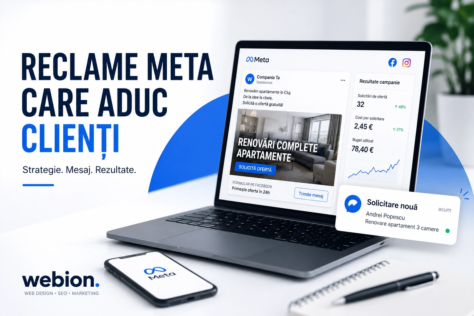 Reclame Meta pentru servicii