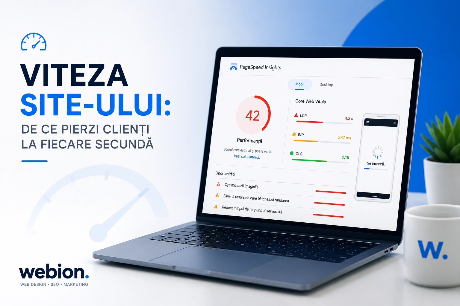 Viteza site-ului
